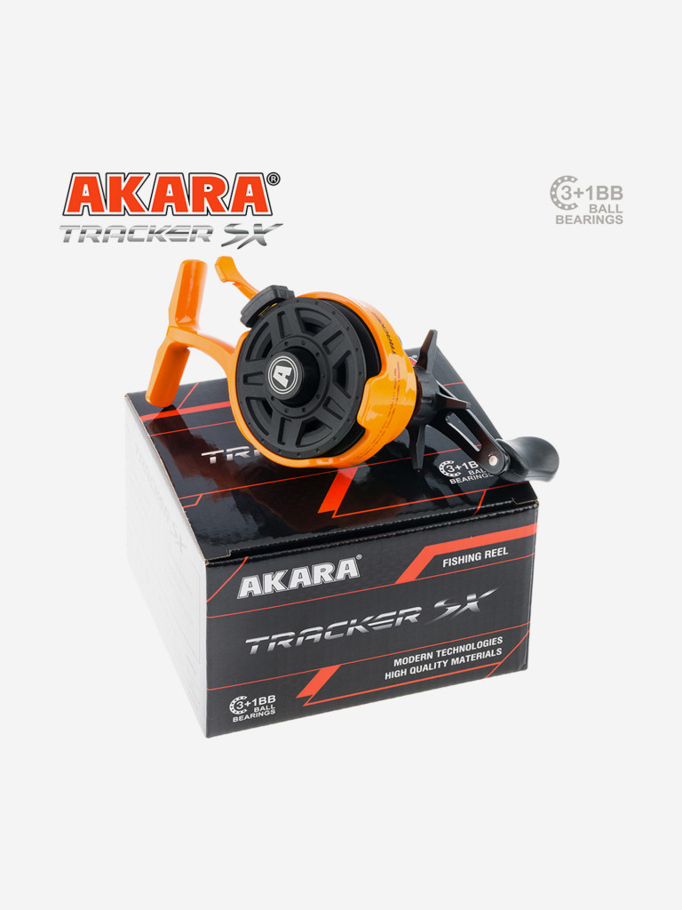 Катушка мультипликаторная зимняя Akara Tracker SX 3+1 bb с курком