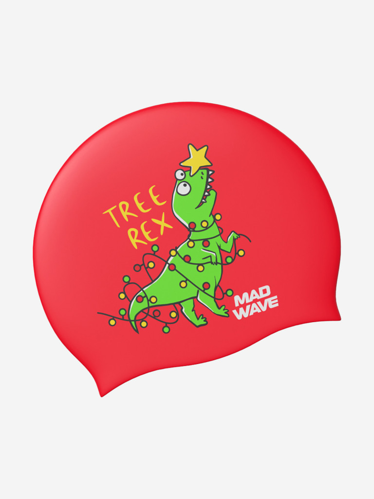 Силиконовая шапочка Mad Wave Happy New Year