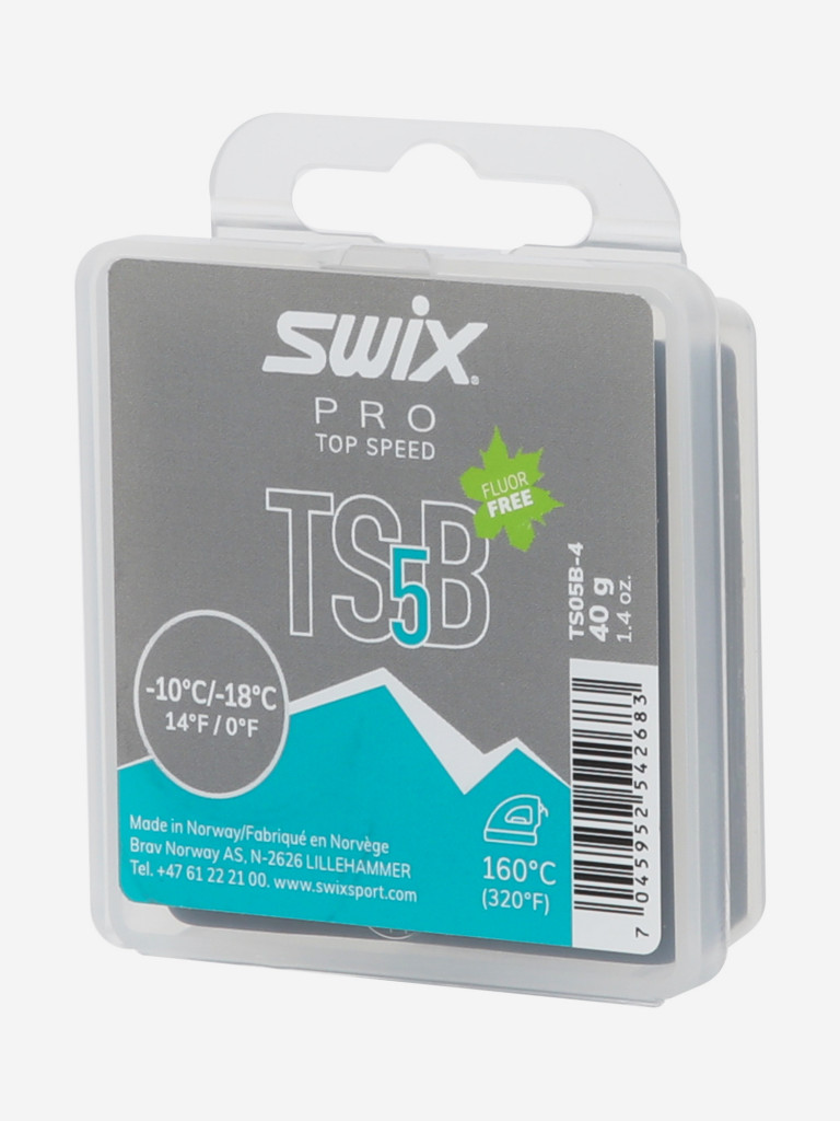 Мазь скольжения Swix TS5 Black, -10/-18°C