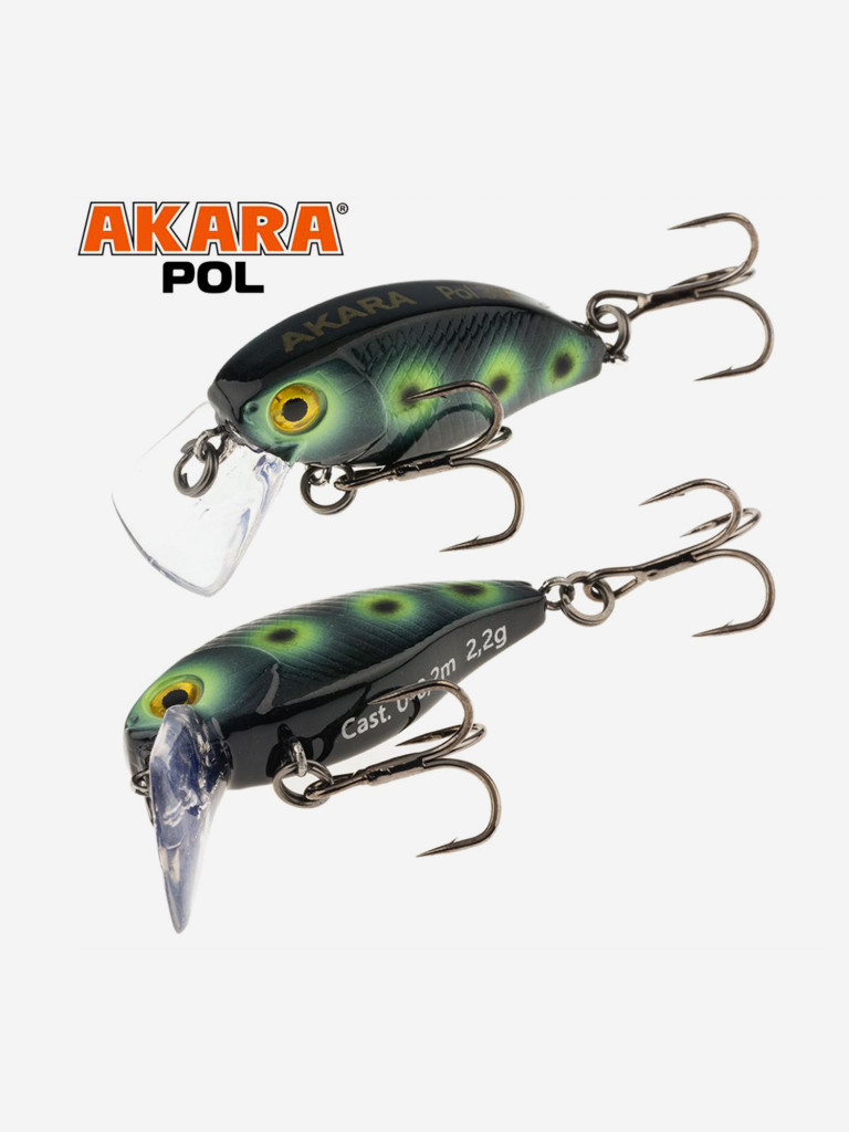 Воблер Akara Pol 35F кренк плавающий на голавля, язя, форель 2,2гр A-78
