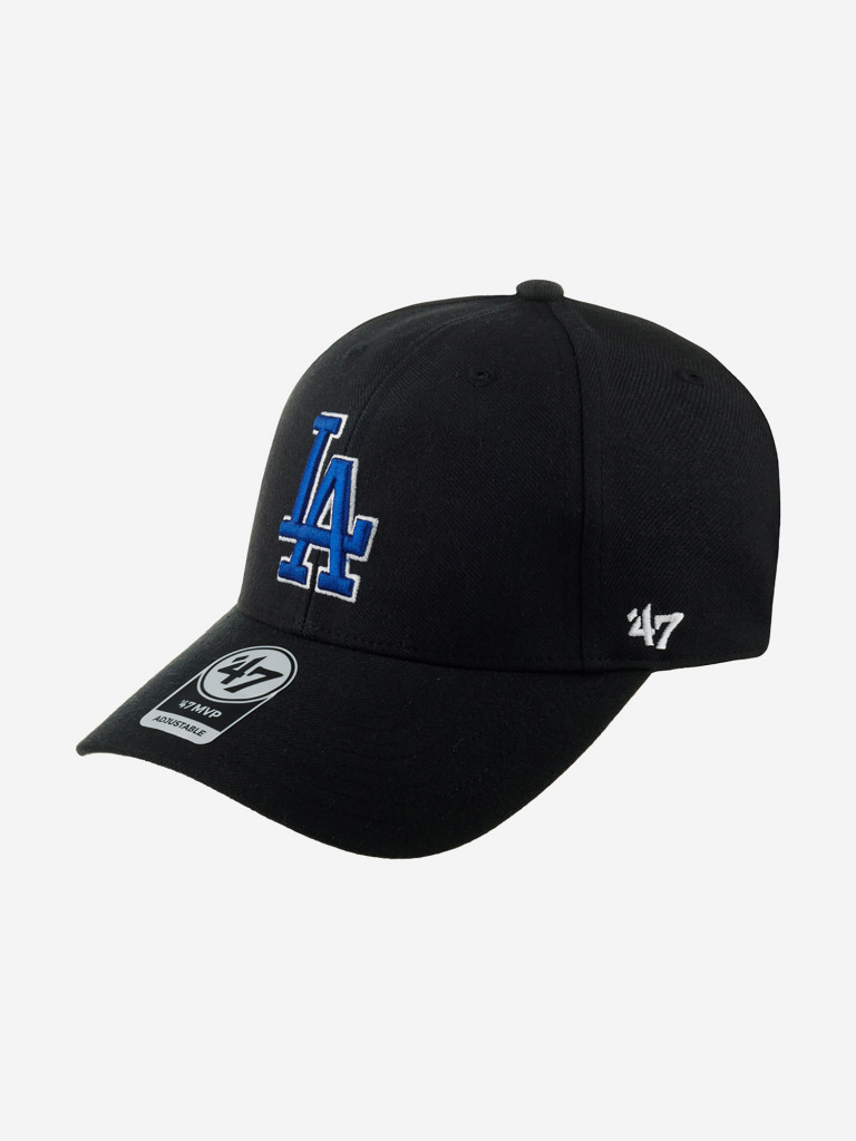 Бейсболка 47 BRAND B-MVP12WBV-BKR Los Angeles Dodgers MLB (черный)