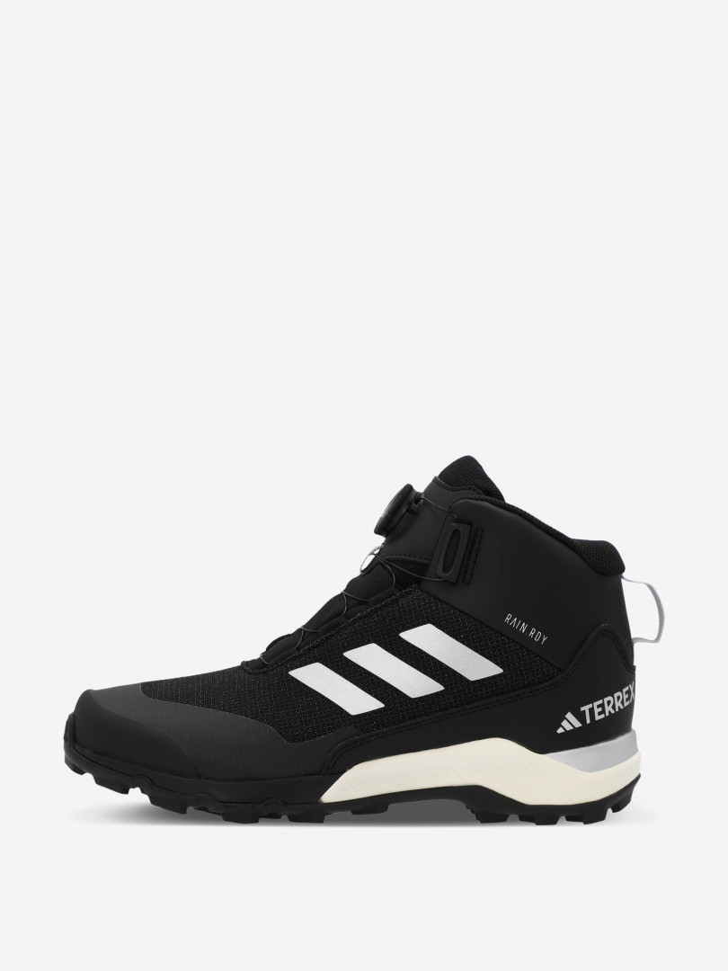 фото Ботинки утепленные для мальчиков adidas terrex winter mid boa r.rdy k, черный
