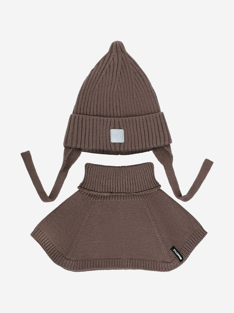 Комплект шапка и манишка NIKASTYLE