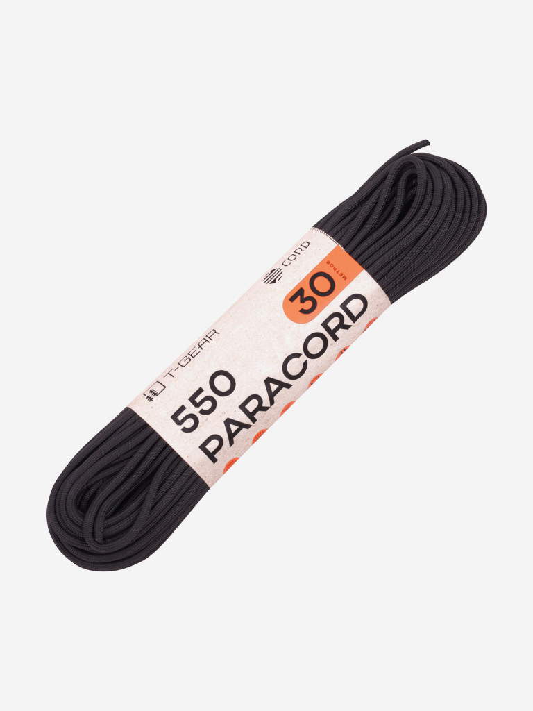 Паракорд 550 T-Gear x CORD nylon 30м (Black)