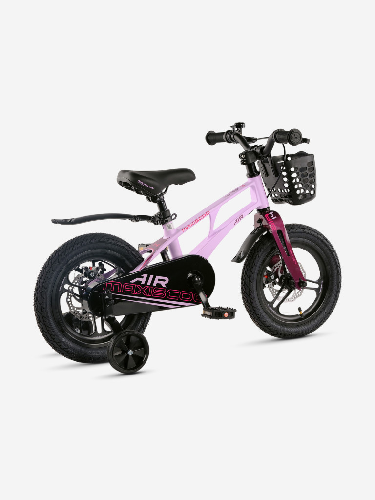 Велосипед детский Maxiscoo AIR PRO 14'', лавандовый матовый, 2025