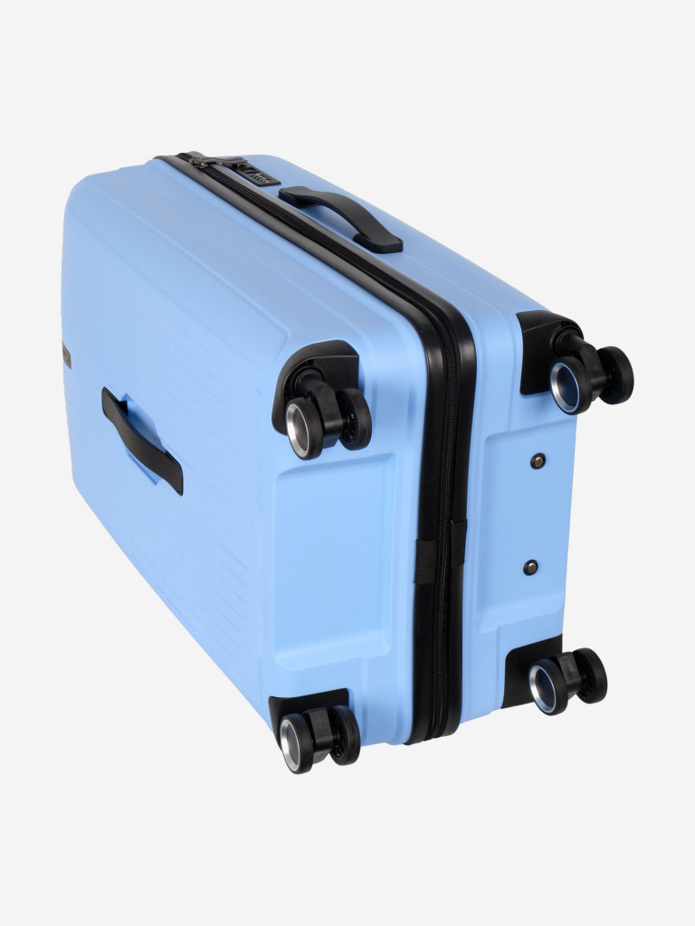 Чемодан Polar РР829 "Blue 24" пластик PP (полипропилен) средний"