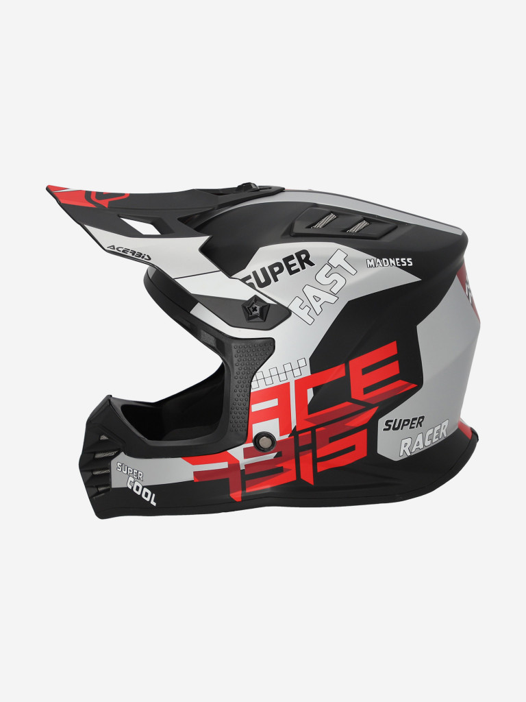 Мотошлем кроссовый детский Acerbis PROFILE JUNIOR Black/Red