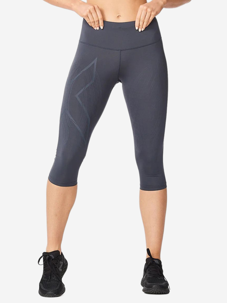 Компрессионные леггинсы 3/4 2XU Light Speed Mid-Rise Compression 3/4 T Lights