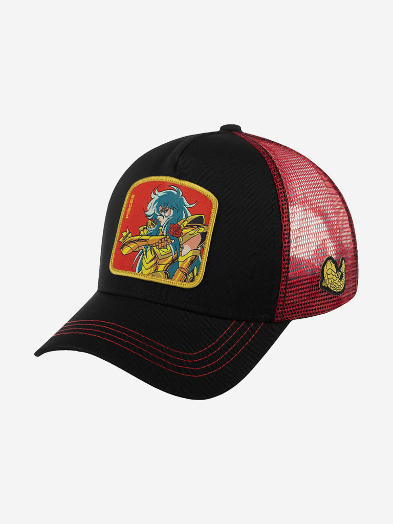 Бейсболка с сеточкой CAPSLAB CL/SAI/1/PIS Saint Seiya Pisces (черный)