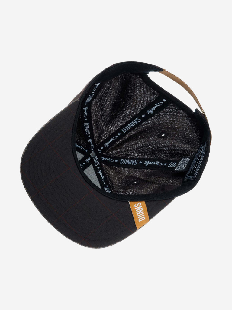 Бейсболка с прямым козырьком DJINNS 6P SB Glencheck