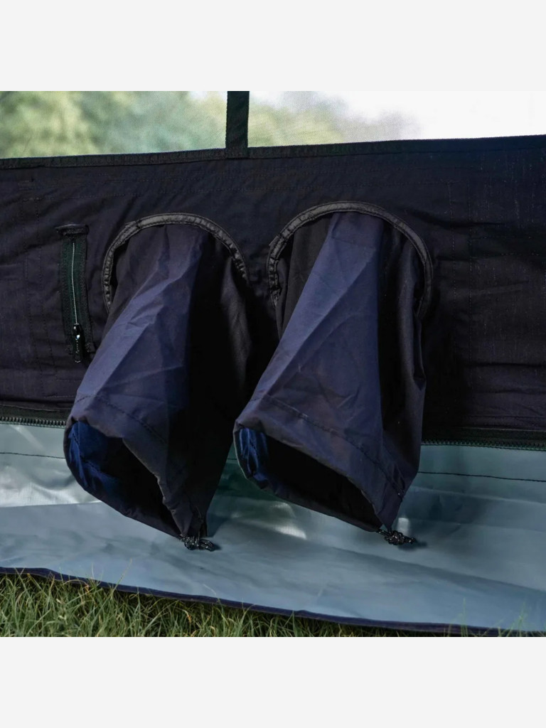 Надувная палатка Coody 13.68 Pro Black, 5–7 человек, 13.6 м², модульная система HUB