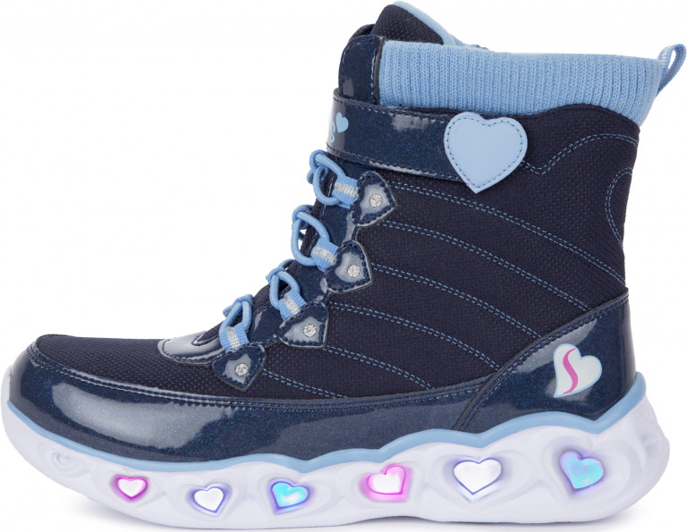 Сапоги утепленные для девочек Skechers Heart Lights
