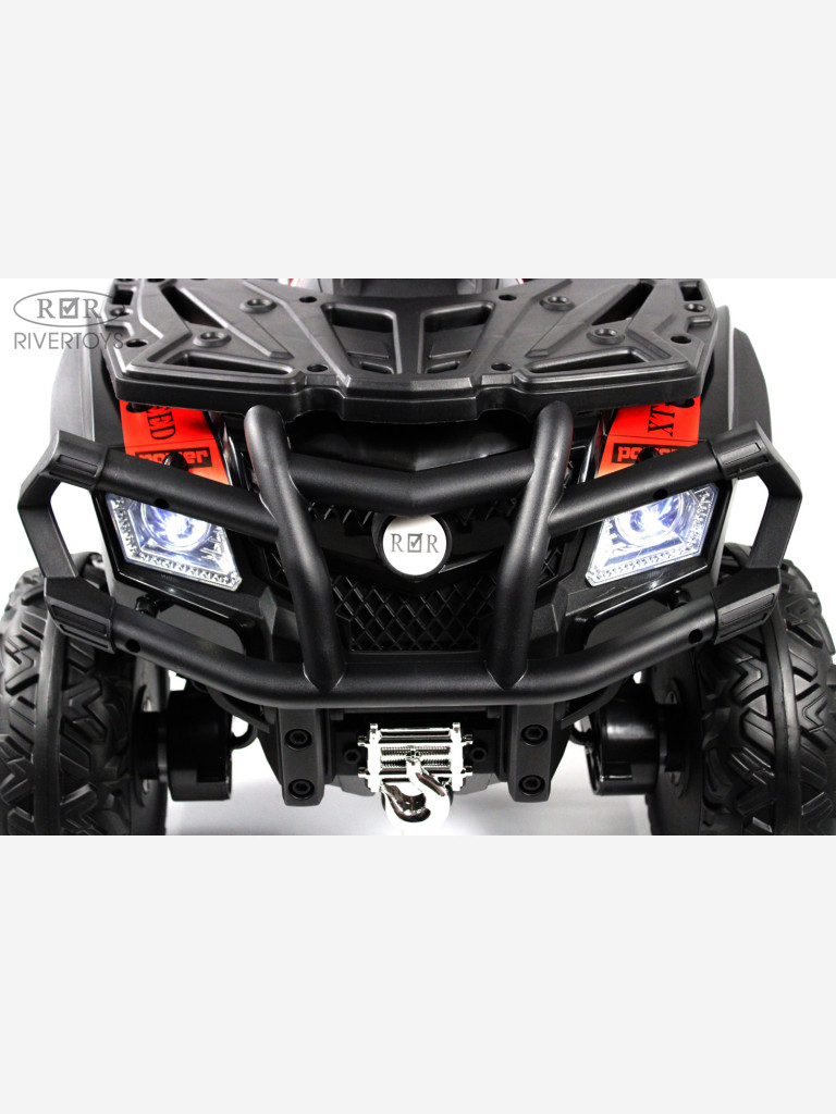 Детский электроквадроцикл RIVERTOYS T001TT 4WD черный