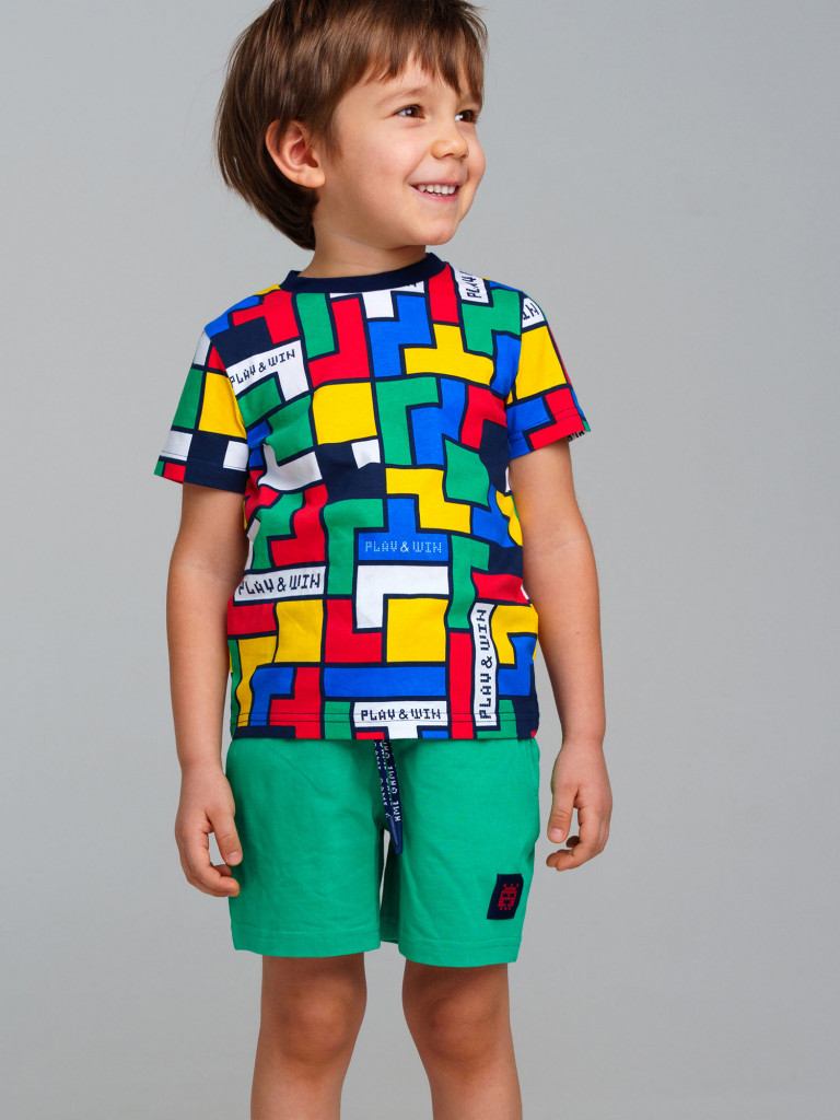 Комплект Playtoday для мальчика: футболка, шорты