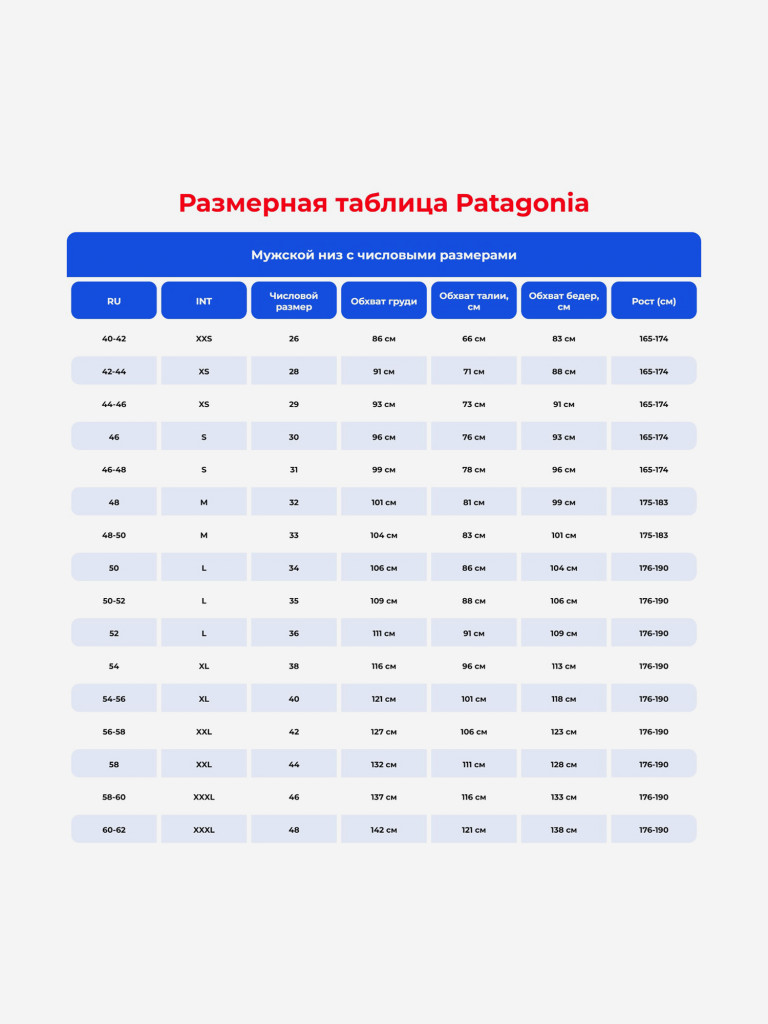 Брюки мужские Patagonia Terravia SS25 Peak