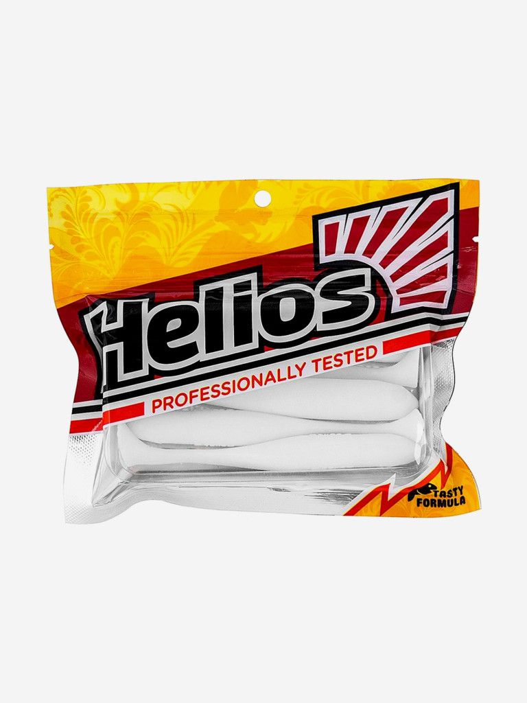 Мягкая приманка Helios Jumbo, 4,95" / 12,5 см, White, 5 штук (HS-7-001)