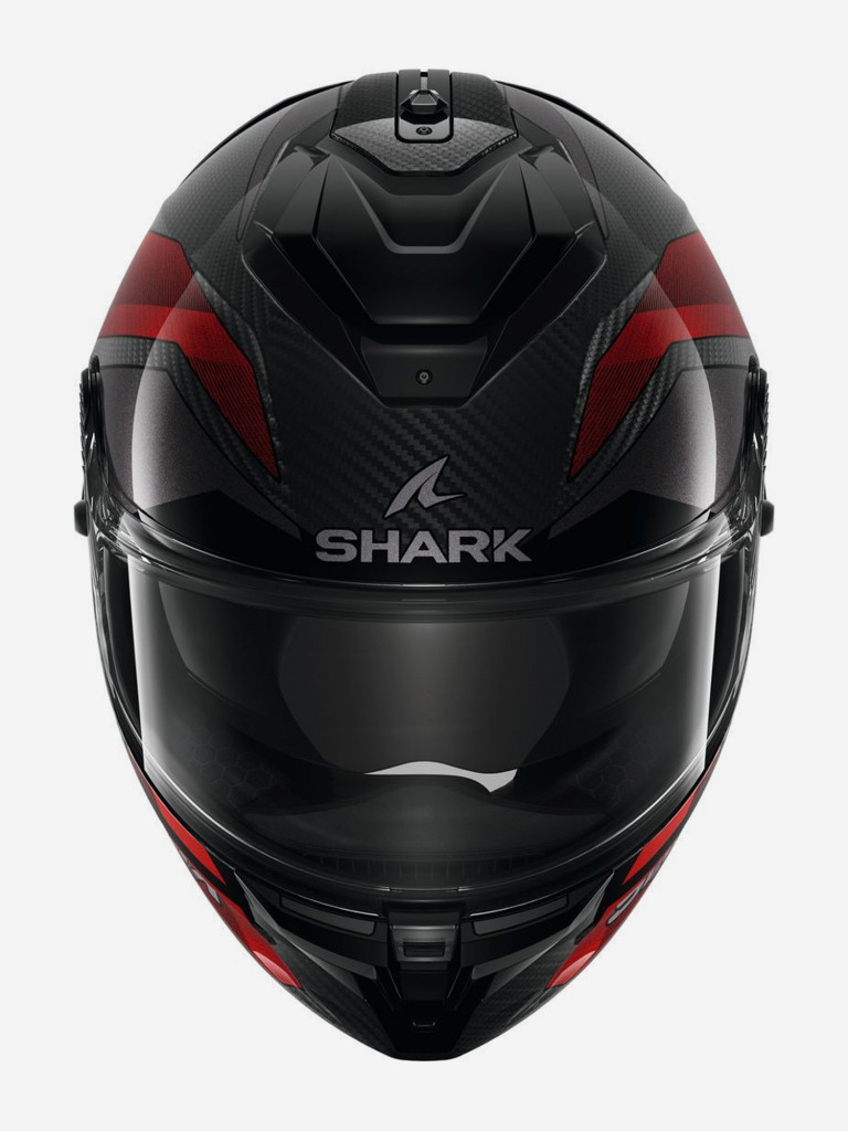 Мотошлем интеграл Shark SPARTAN GT PRO RITMO CARBON Black/Red/Chrome