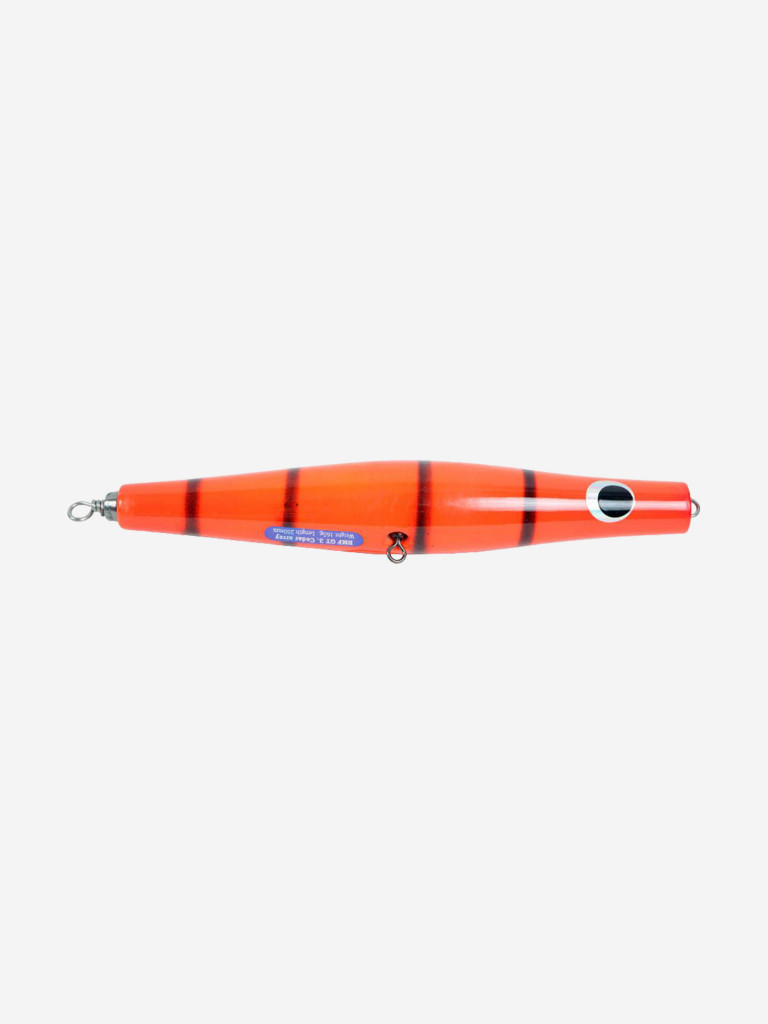 Поппер Blue Marlin GT3 Orange striped 250 мм 165 гр для ловли хищника.