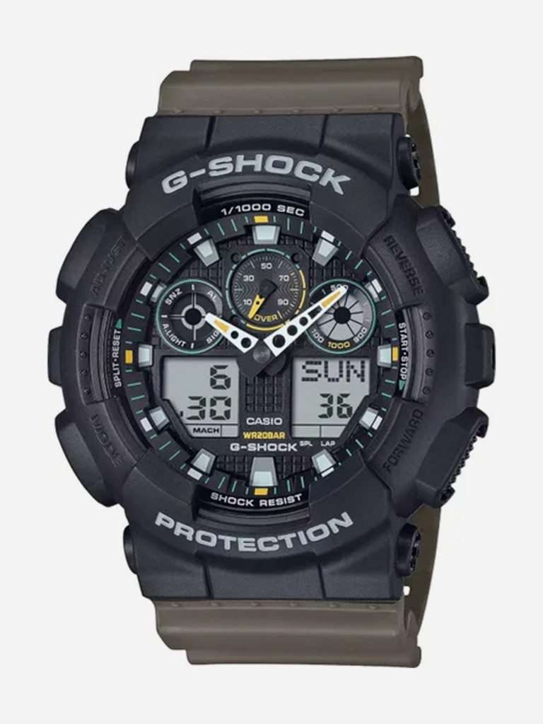 Спортивные часы Casio GA-100TU-1A3