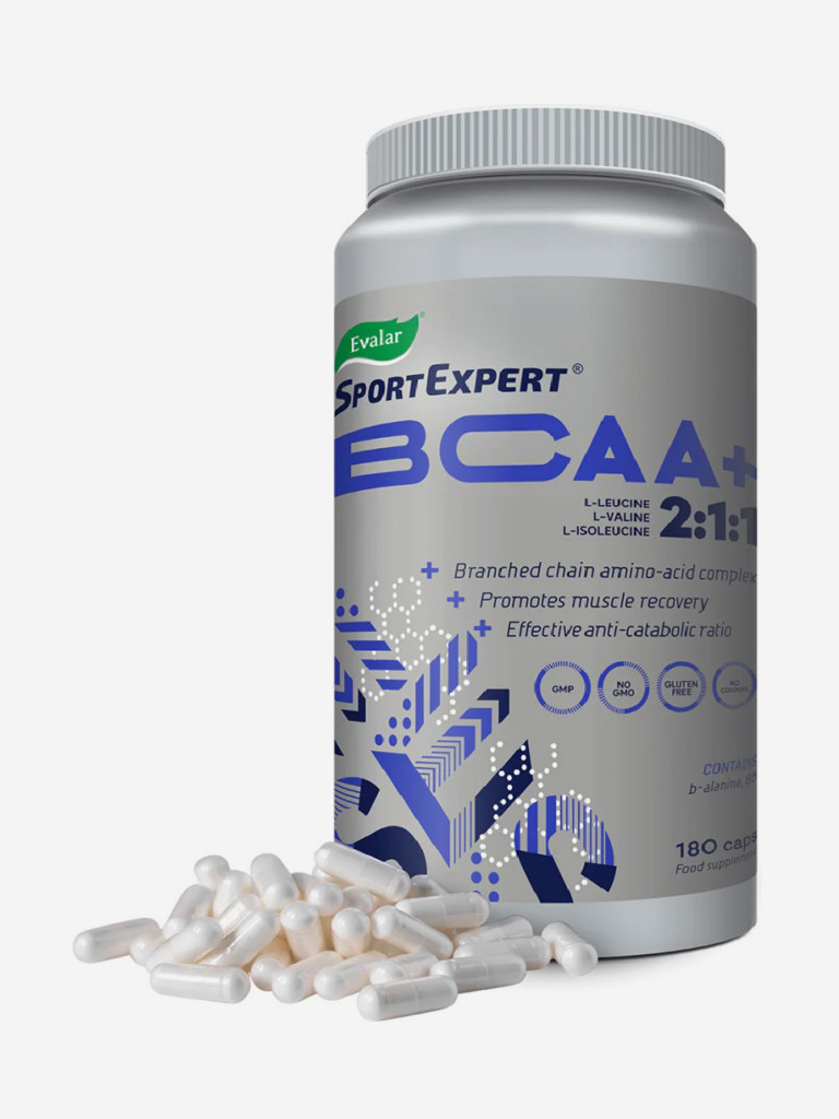 СпортЭксперт BCAA+ 510 мг Эвалар 180 капсул