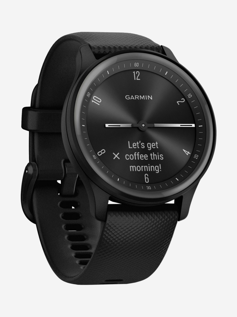 Спортивные часы Garmin Garmin Vivomove Sport с черным ремешком