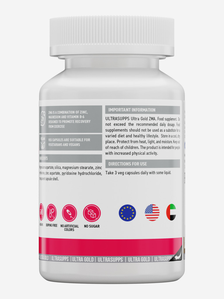 ZMA Ultrasupps Ultra Gold, 90 шт