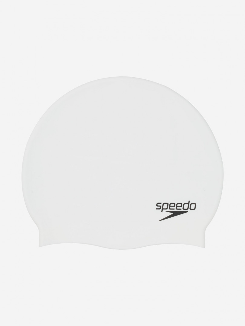 фото Шапочка для плавания speedo flat silicone, белый