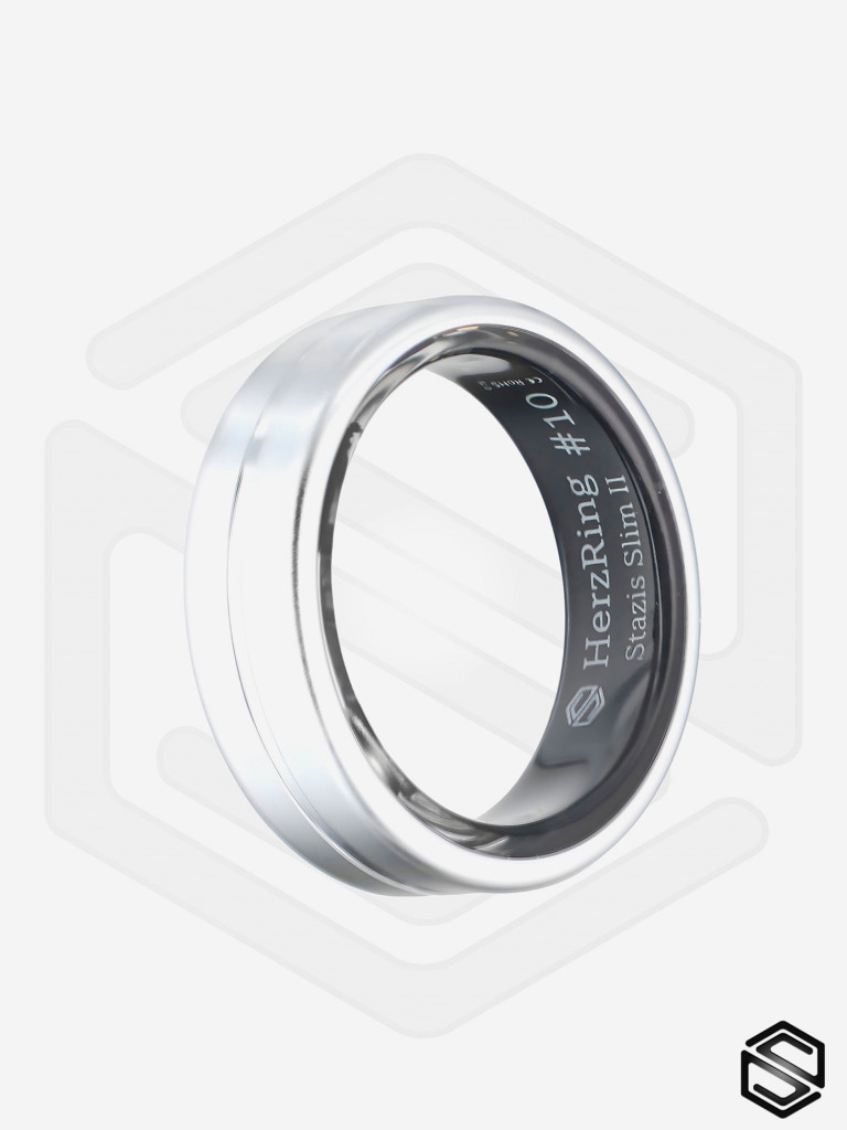 Тонкое Умное кольцо HerzRing с Анализатором крови, давлением и глюкозой Stazis Slim 2 №12