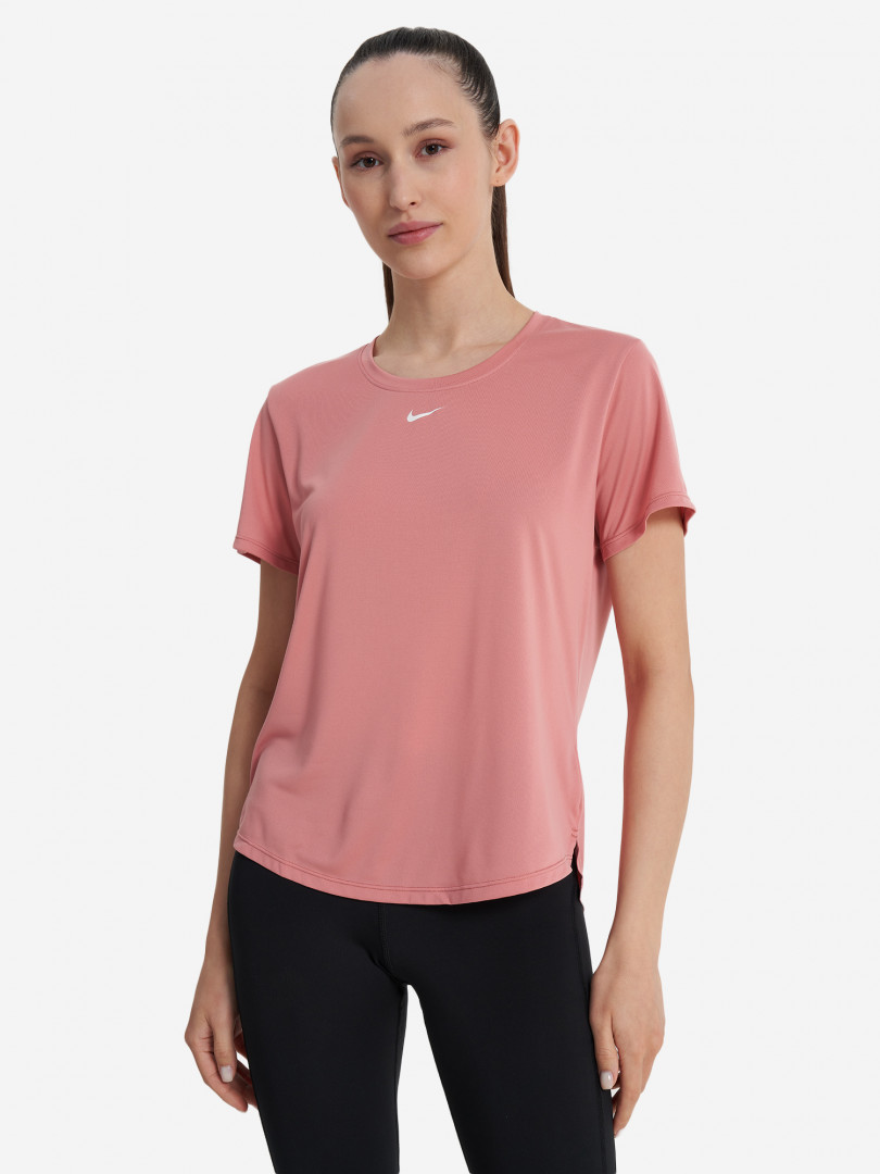 фото Футболка женская nike fitness one dri-fit, розовый