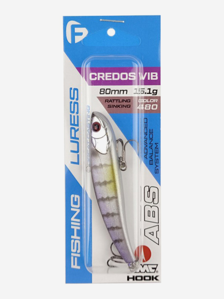 Воблер F-FISHING Credos Vib 80S 80мм 15.1г 480 Тонущий