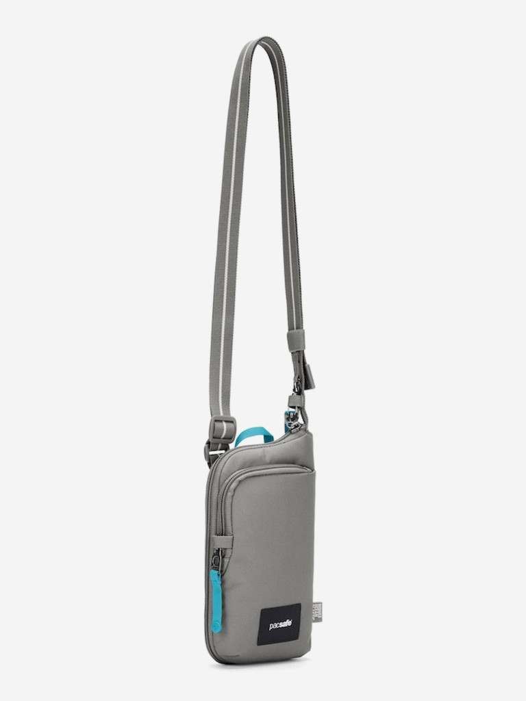 Сумка антивор Pacsafe GO Tech Crossbody, серый, 0,2 л.