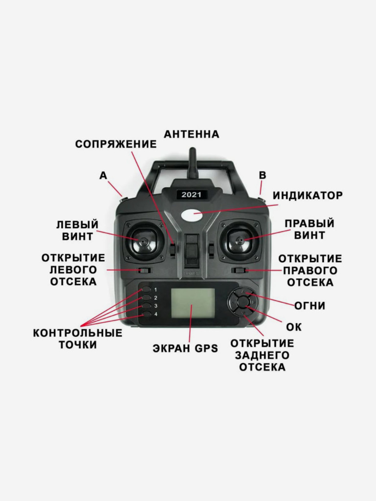 Прикормочный кораблик "Teltos Круиз GPS"