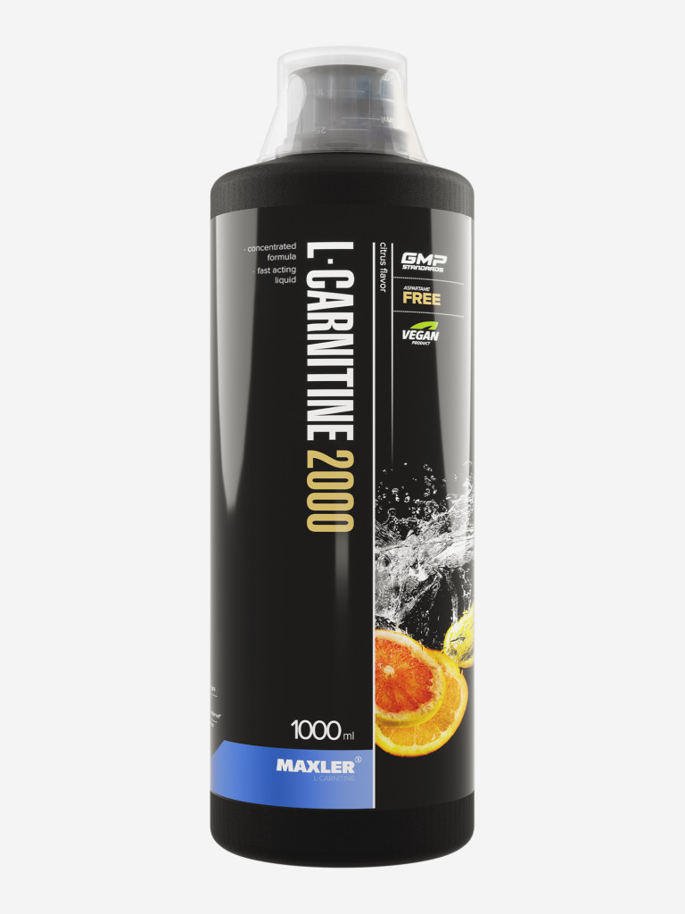 L-карнитин Maxler L-Carnitine, 2000 мг, 1000 мл - Цитрус