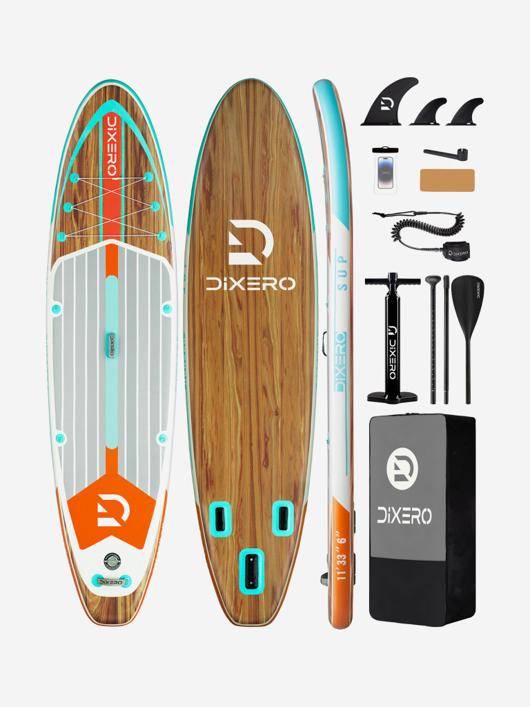 Надувная SUP-доска DIXERO WOOD, 11'*33"*6" 335*84*15 см