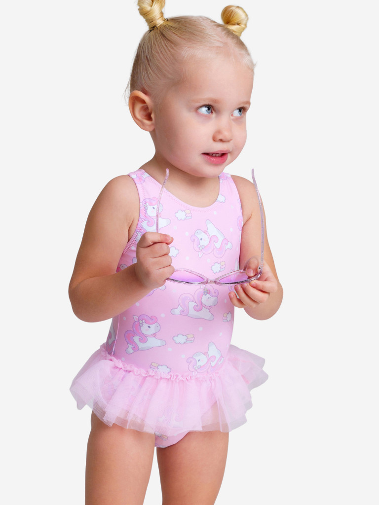 Купальник слитный для девочек PlayToday