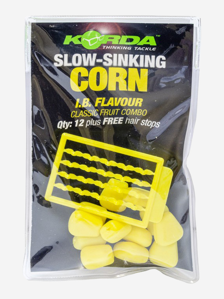 Имитационная приманка KORDA Maize Slow Sinking Yellow