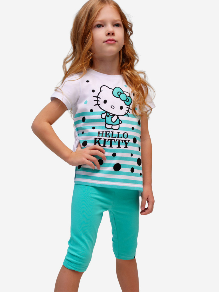 Комплект для девочек: футболка, легинсы PlayToday