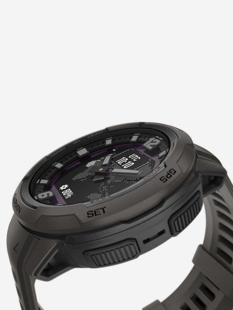 Спортивные наручные часы Garmin Instinct Crossover Solar Graphite