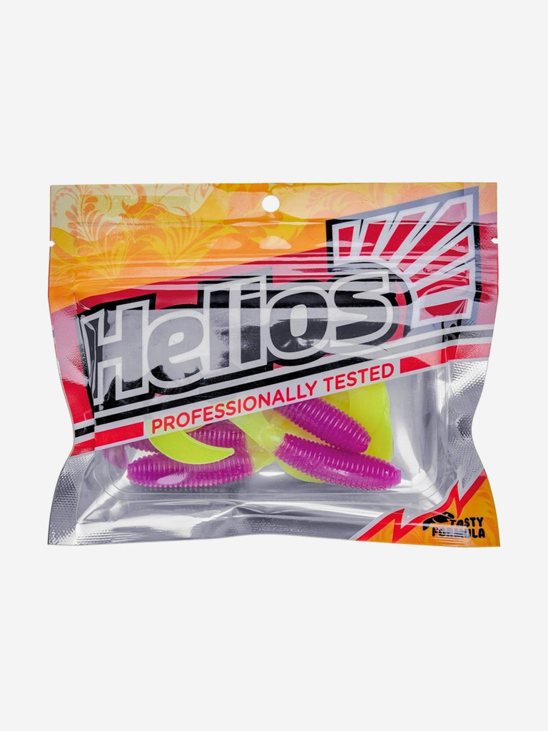 Мягкая приманка Helios Credo, 2,35" / 6,0 см, Fio LT, 7 штук (HS-10-039)