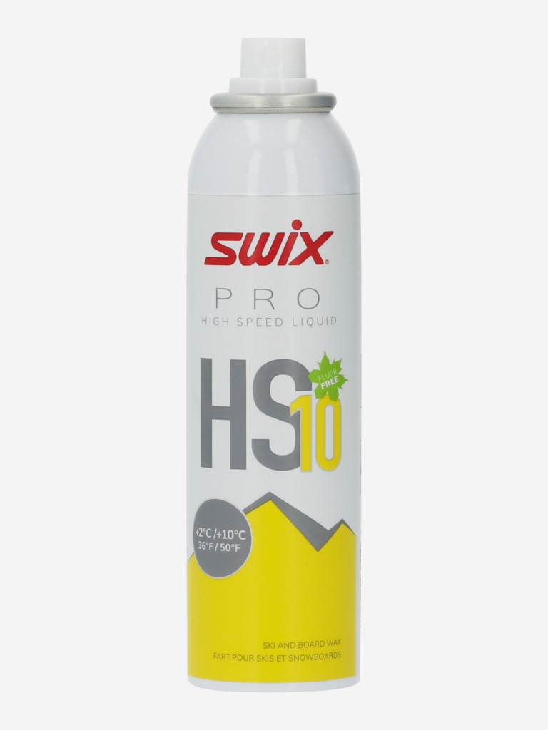 Мазь скольжения Swix HS10 Yellow, +2°C/+10°C, 125 мл