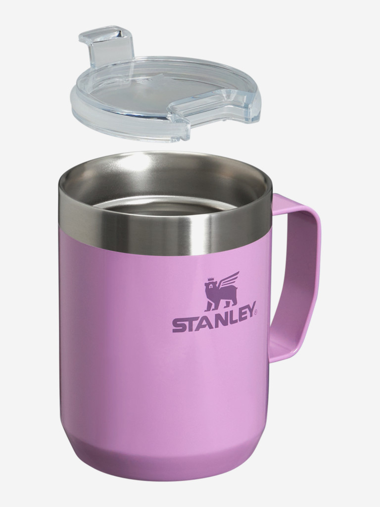 Термокружка Stanley Classic, 230 мл, фиолетовая, с ручкой и крышкой