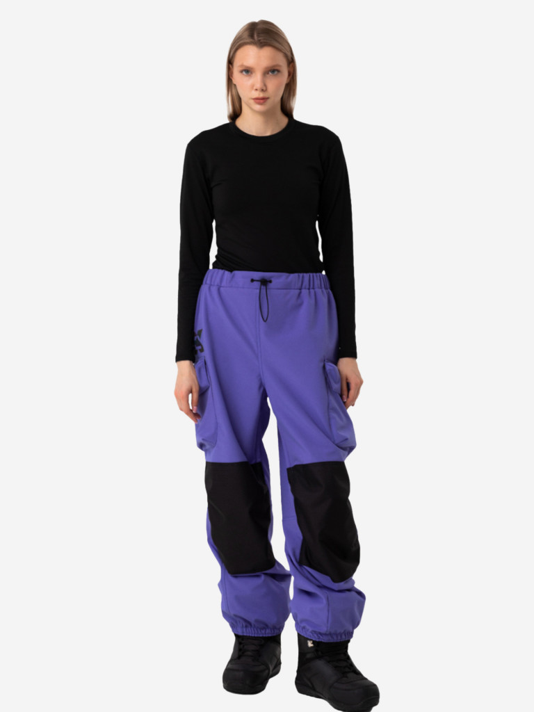 Брюки горнолыжные сноубордические XVOYA фиолетовые
