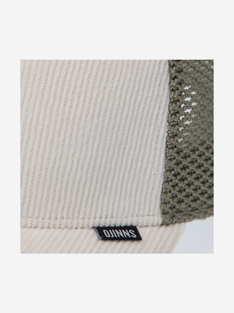 Бейсболка с сеточкой DJINNS HFT Casual Cord and Mesh (белый)