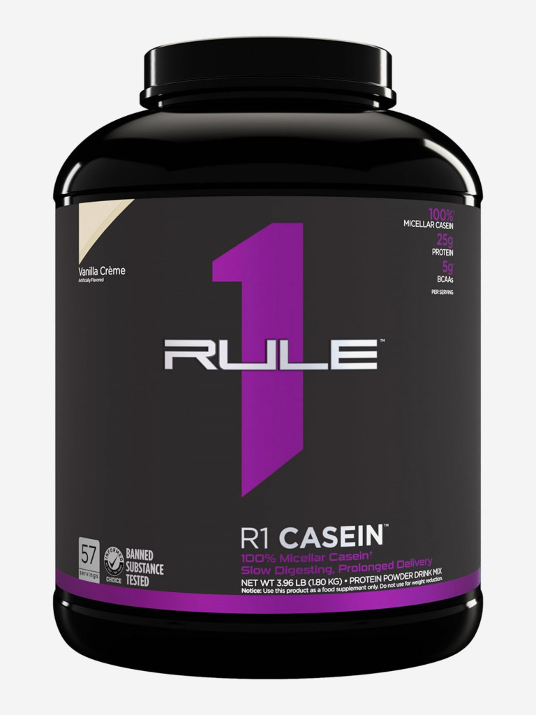 Протеин Rule 1 Casein, 1800 г, Ванильный крем