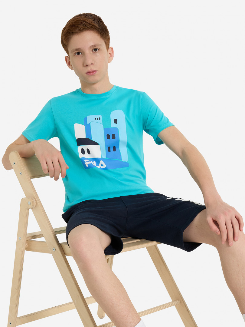 Футболка для мальчиков FILA Голубой 499₽