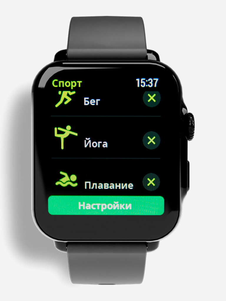 Умные смарт часы фитнес-браслет CGWatch Sport CaseGuru