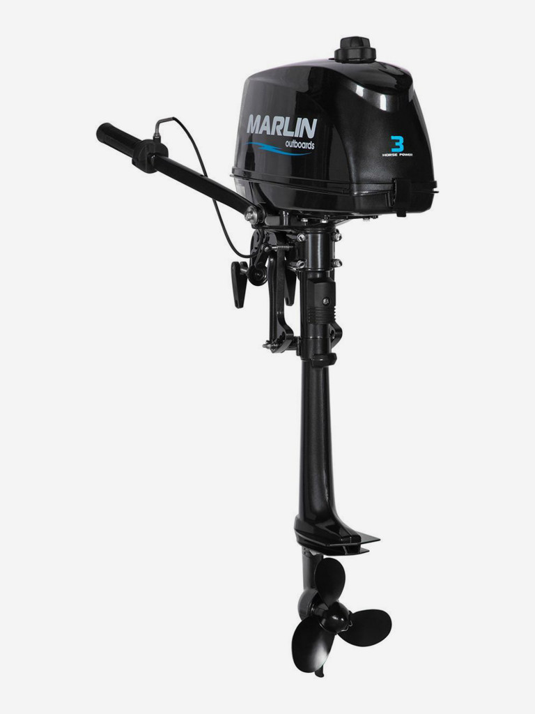Лодочный мотор MARLIN MP 3 AMHS, бензиновый, 2-х тактный, 3 л.с.