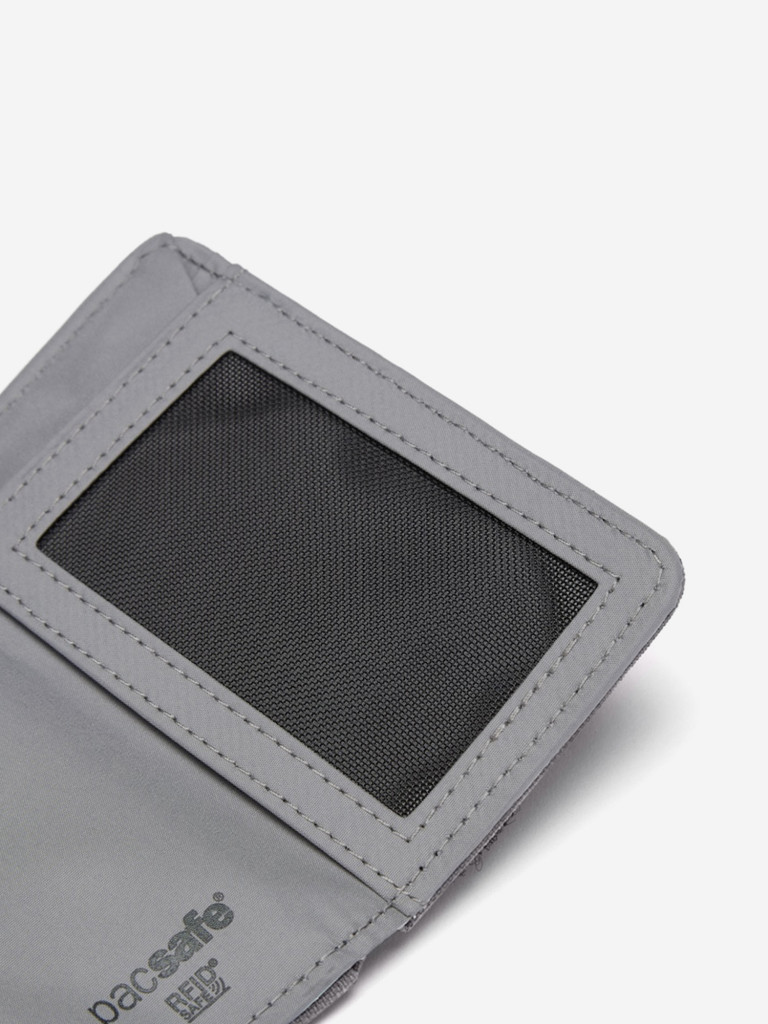 Кошелек антивор Pacsafe RFIDsafe trifold wallet, Stone