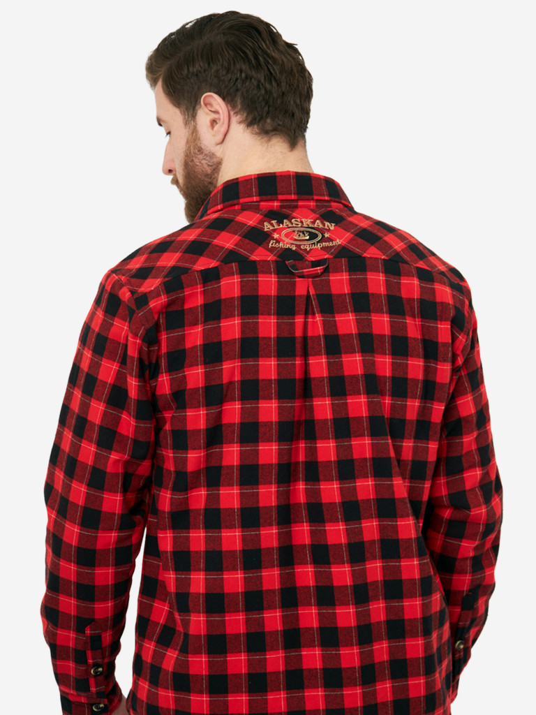 Рубашка мужская Alaskan утепленная с меховой подкладкой для рыбалки и охоты