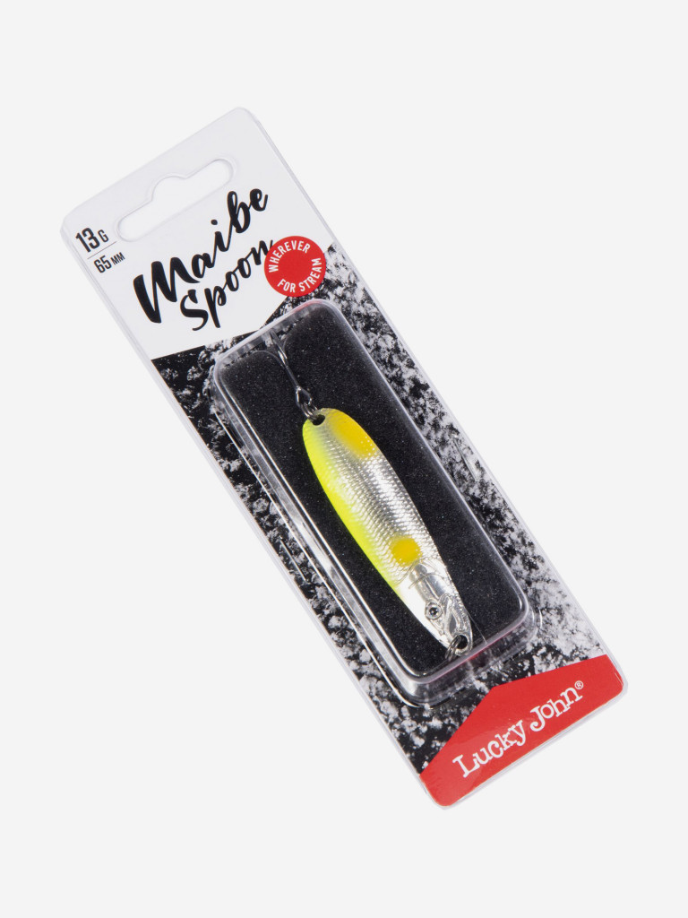 Блесна колеблющаяся Lucky John MAIBE SPOON, длина 65мм, вес 013.0г